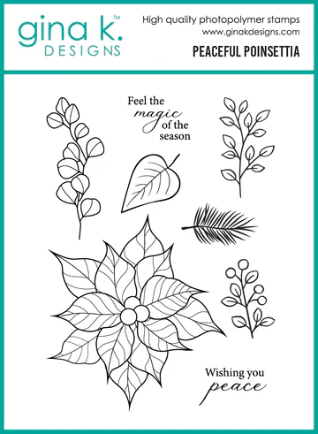 Gina K. - Peaceful Poinsettia - Stamp Set