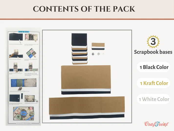 CrafTreat - Blank Quick Folio - Dreamer Folio 3 in 1