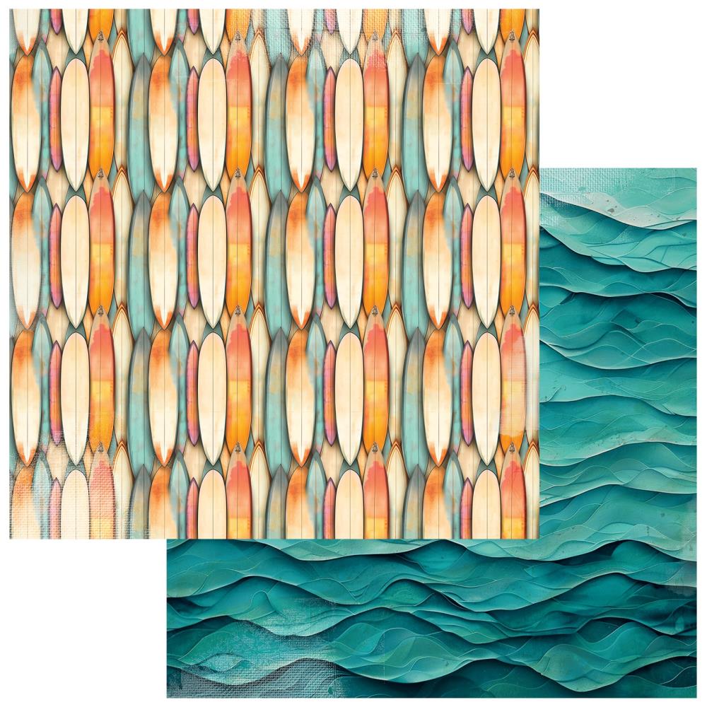 49 and Market - Beach Vibes - Cardstock: Surf