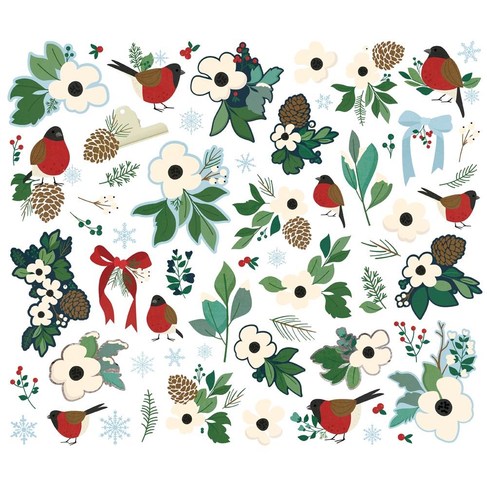 Simple Stories - Simple Vintage Flannel Season - Floral Bits