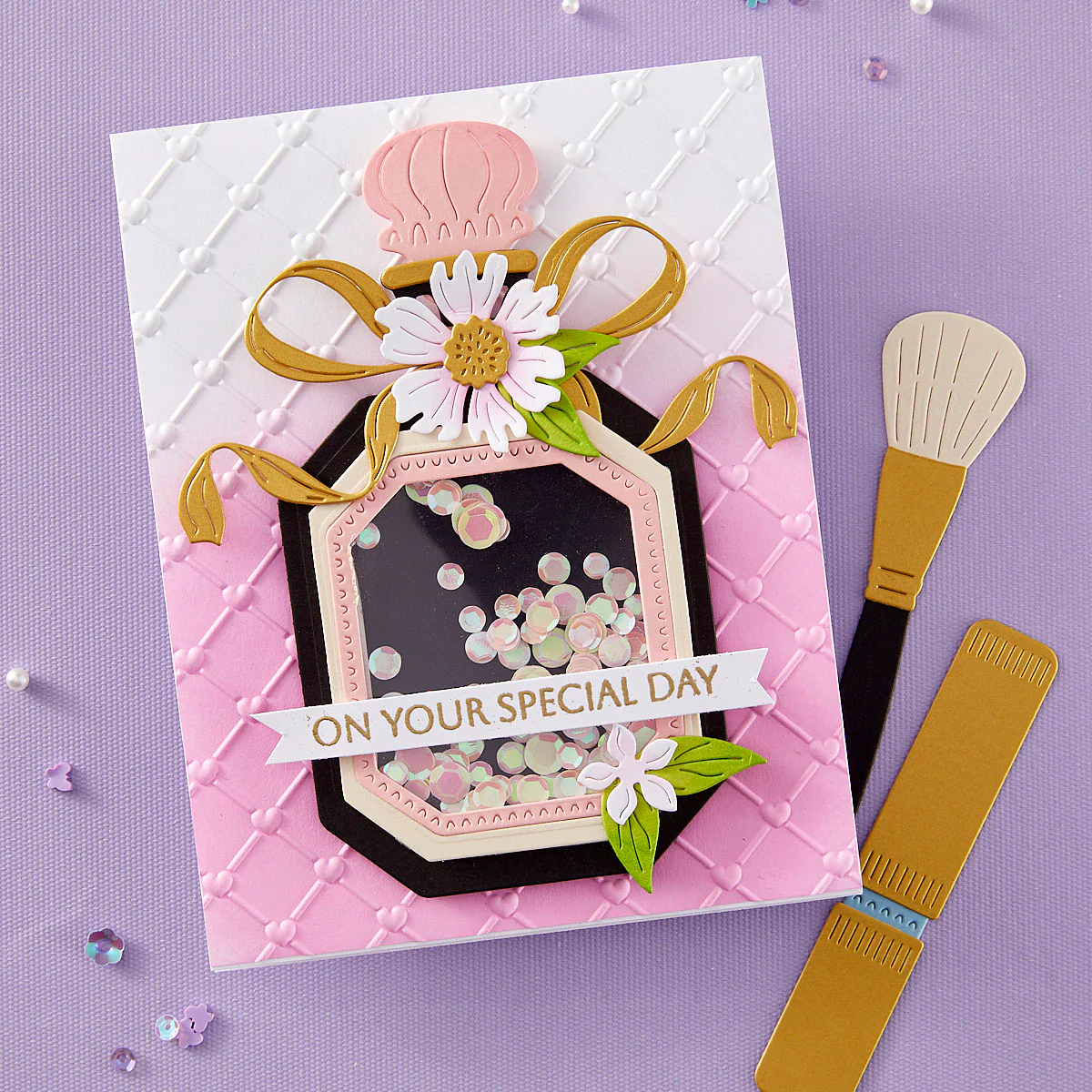 Spellbinders - Gorgeous You Perfume Bottle Die Set