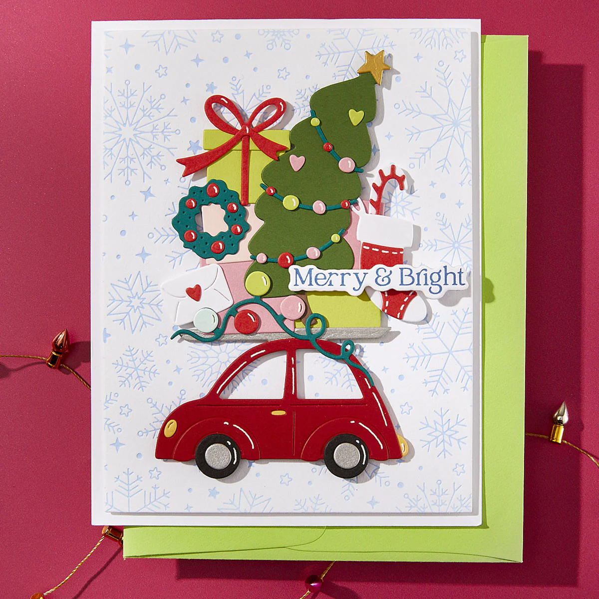 Spellbinders - BetterPress - Snowfall Shimmer Press Plate