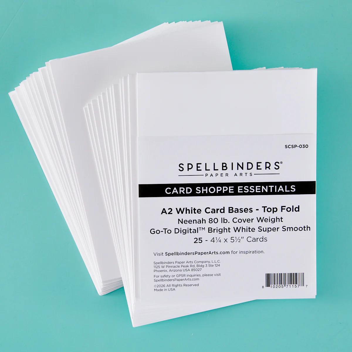 Spellbinders - A2 Top Fold Card Bases