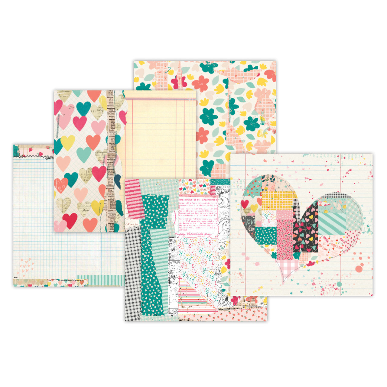 Pretty Little Studio - Love Is Kind - Mixed Paper Pack: 12x12