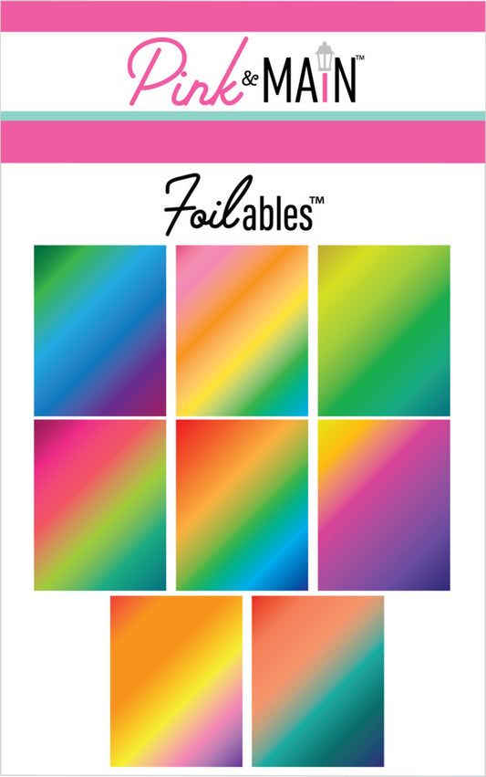 Pink & Main - Foilables - Diagonal Ombre
