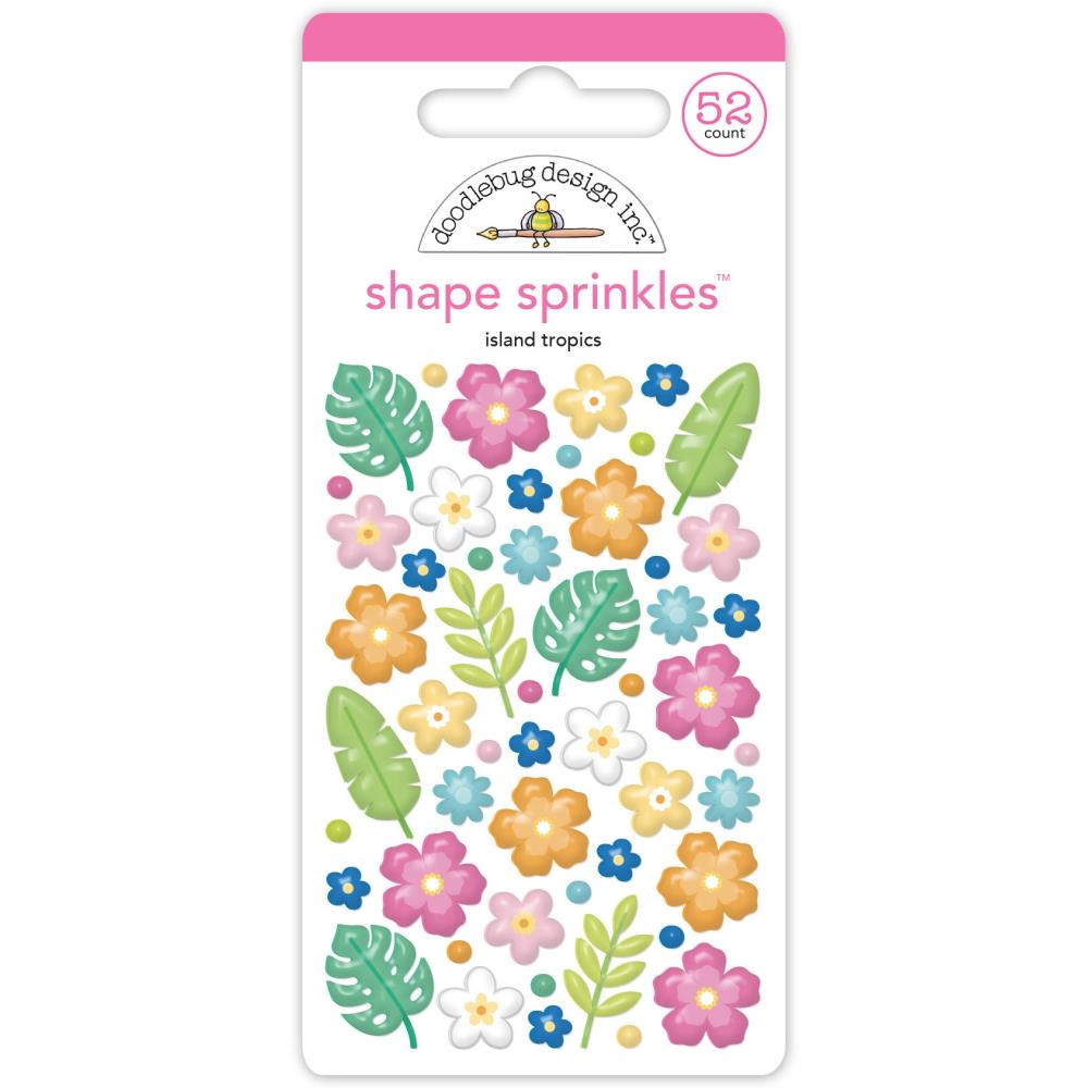 Doodlebug - Summer Fun - Island Tropics Shape Sprinkles
