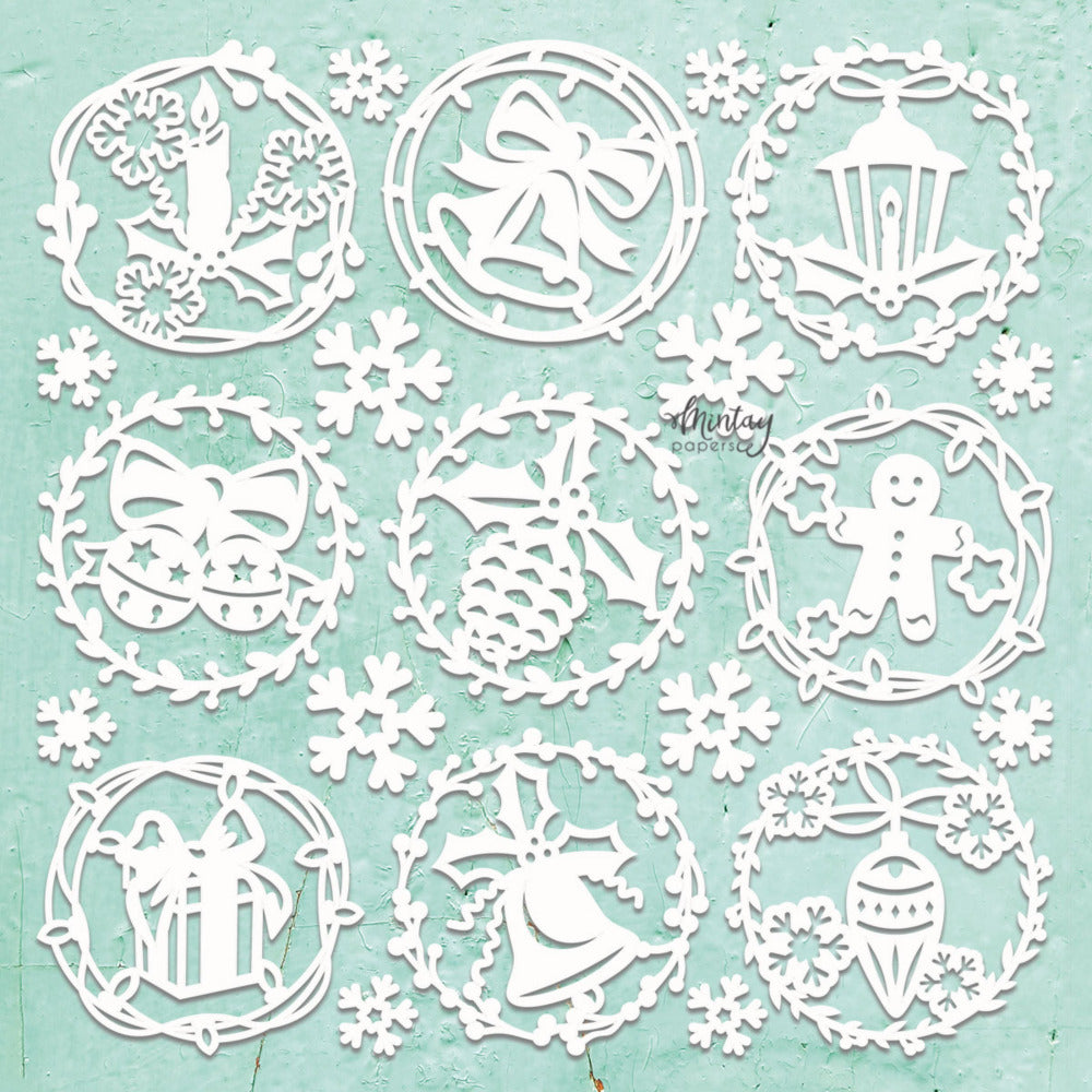 Mintay - Holly Jolly - Chippies: Xmas Decors