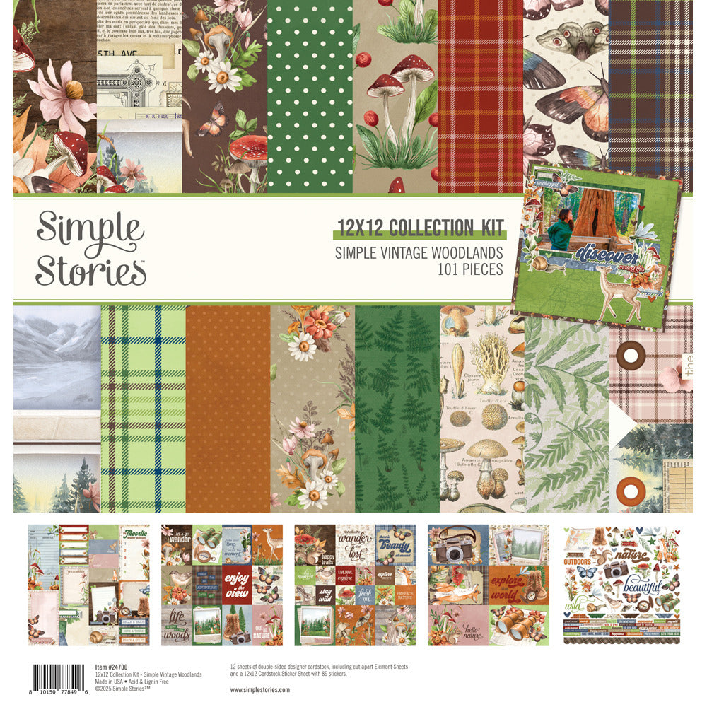 Simple Stories - Simple Vintage Woodlands - Collection Kit