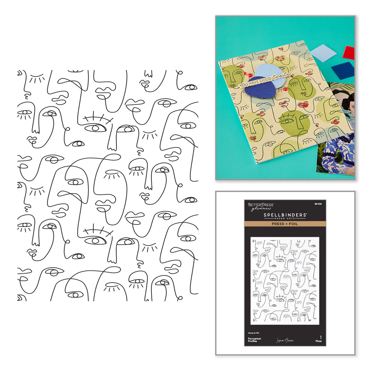 Spellbinders - Perceptual Profiles Press + Foil Plate