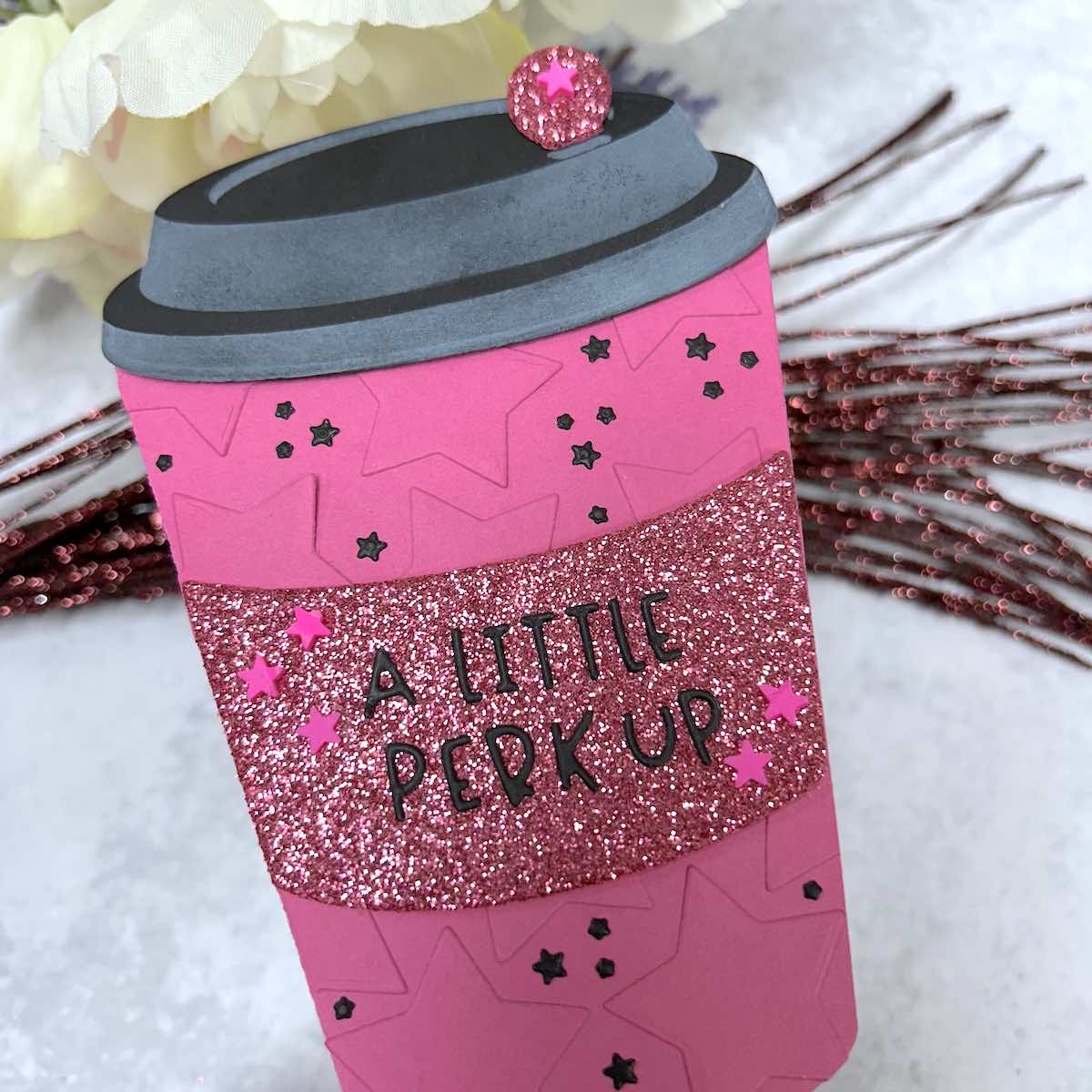 Trinity - Take Out Coffee Cup Shaped Card Die & Stencil Bundle