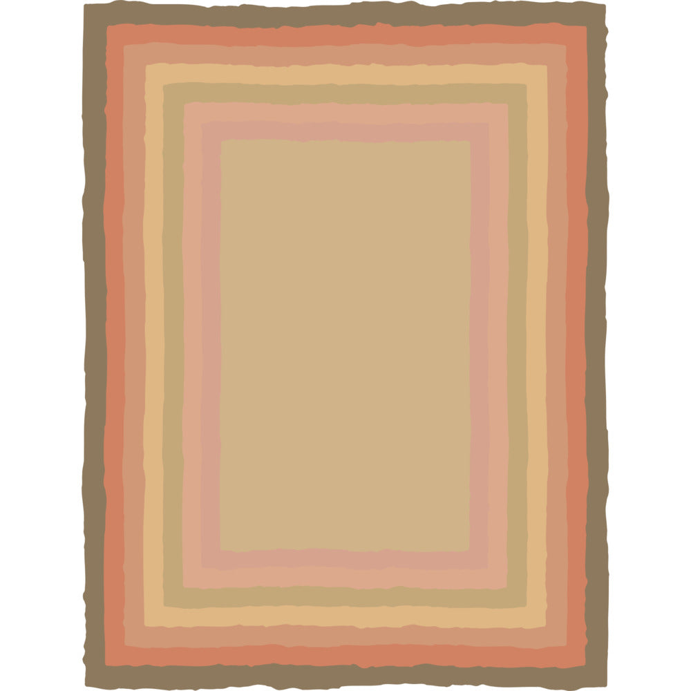 Prism Studio - Nesting Deckle-Edged Rectangles Die Set
