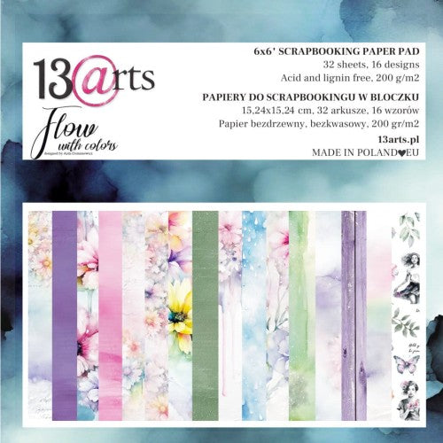 13Arts - Flow With Colors - 6x6 Paper Pack