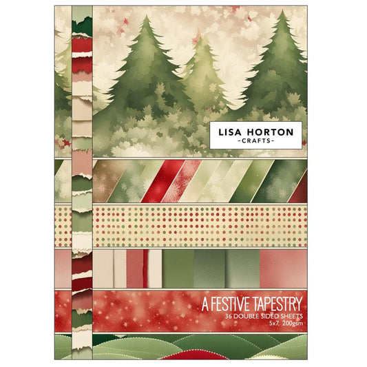 Lisa Horton - A Festive Tapestry Cardstock Pack