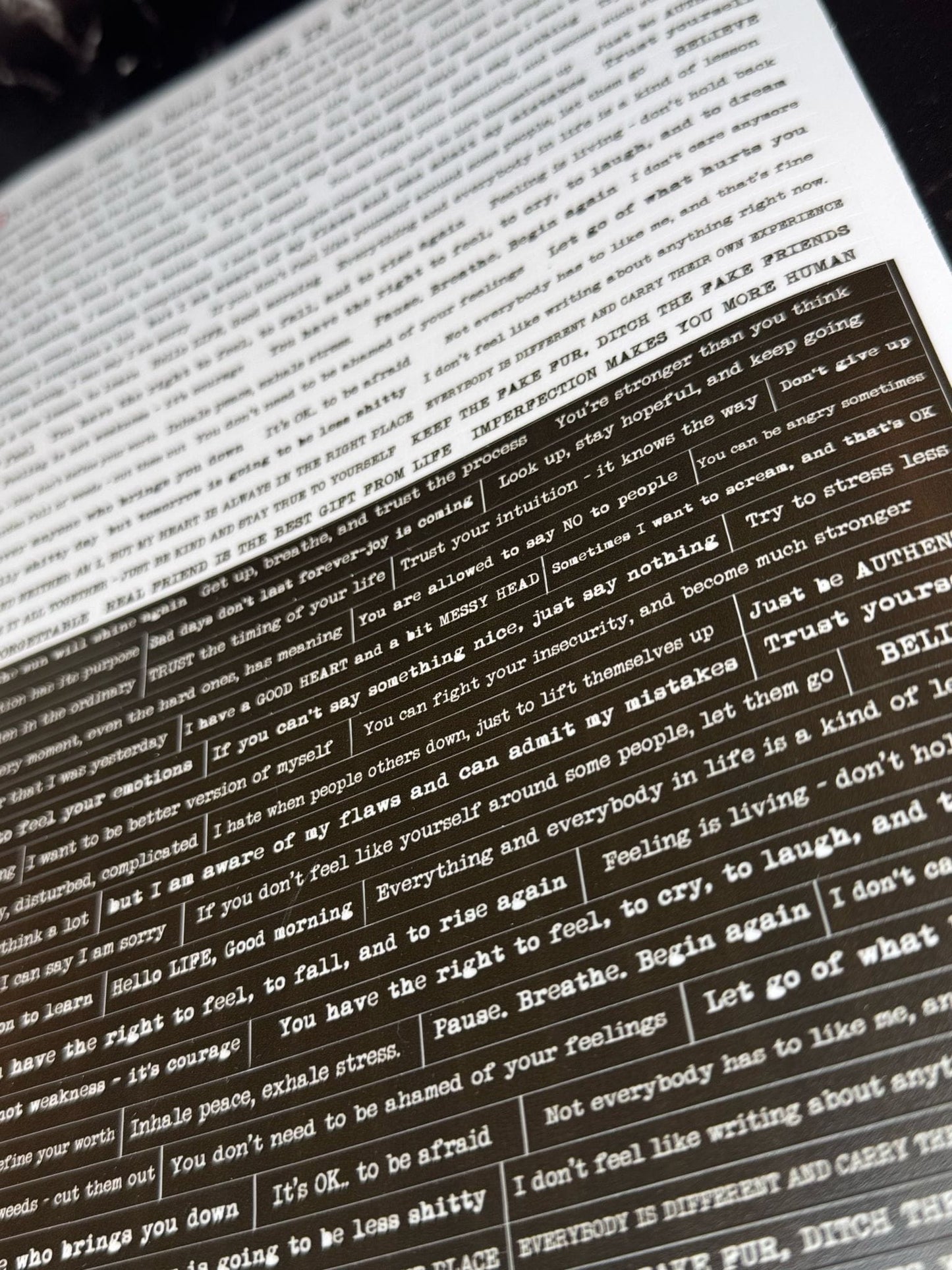 13Arts - Life In Words Sticker Sheet