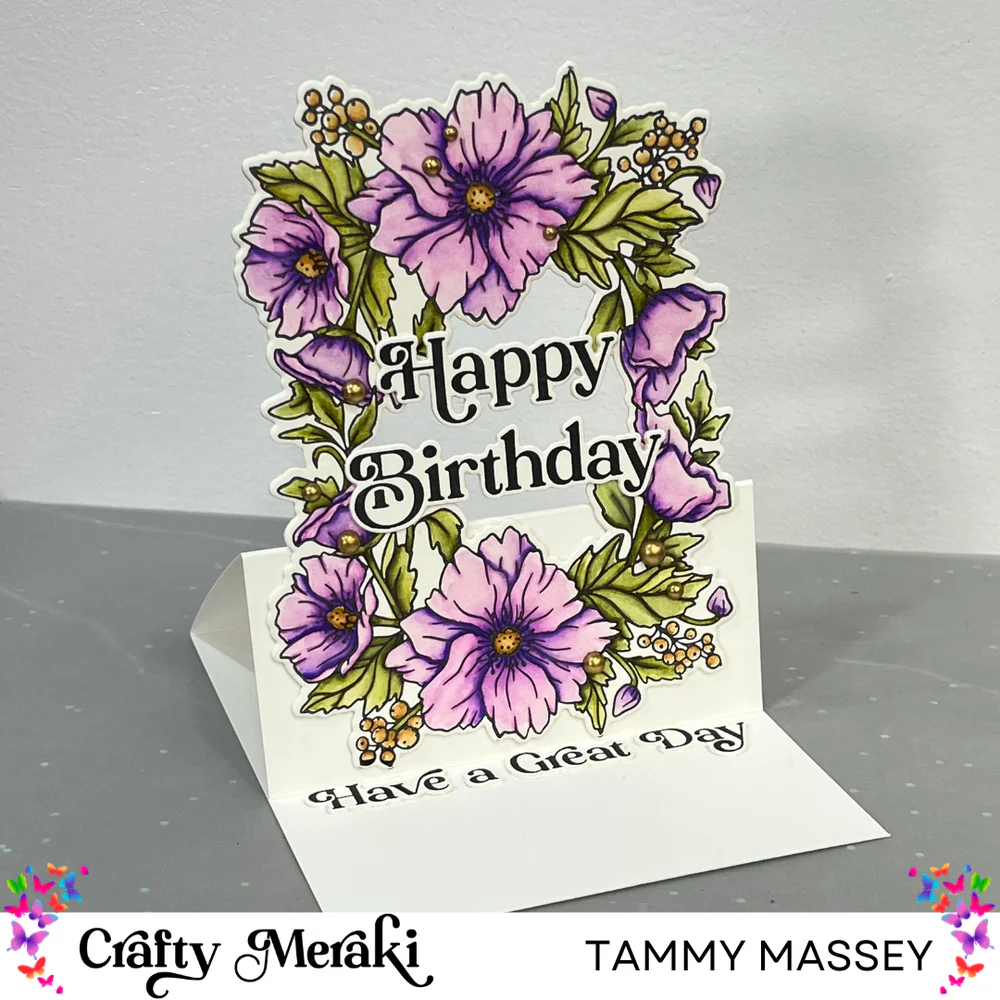 Crafty Meraki - Floral Fantasy Die Set