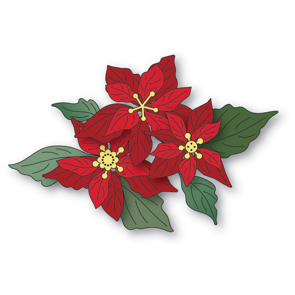 Memory Box - Fresh Poinsettia Die Set