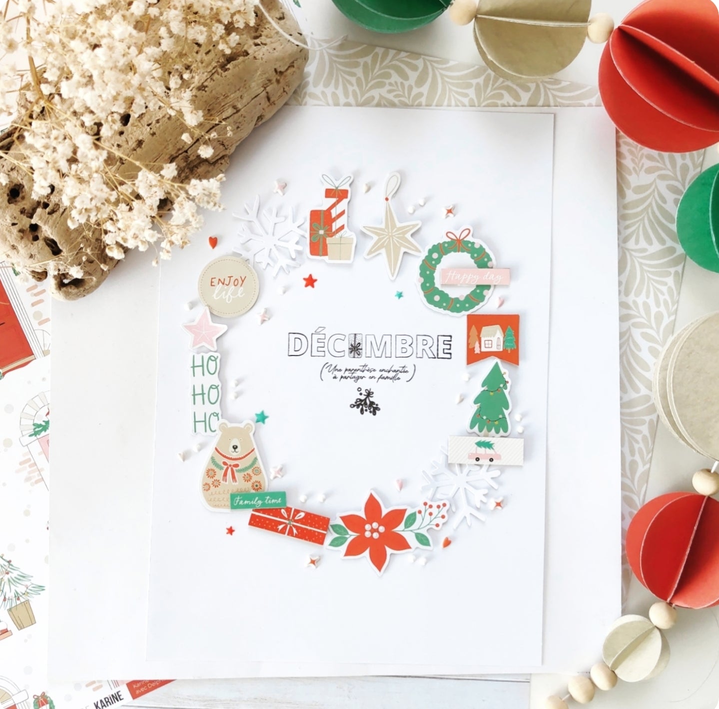 Les Ateliers de Karine - Carnet Enchante - Die Cuts