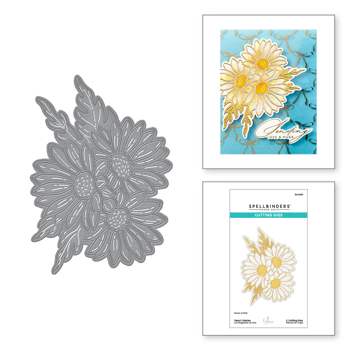 Spellbinders - Yana's Daisies Die Set