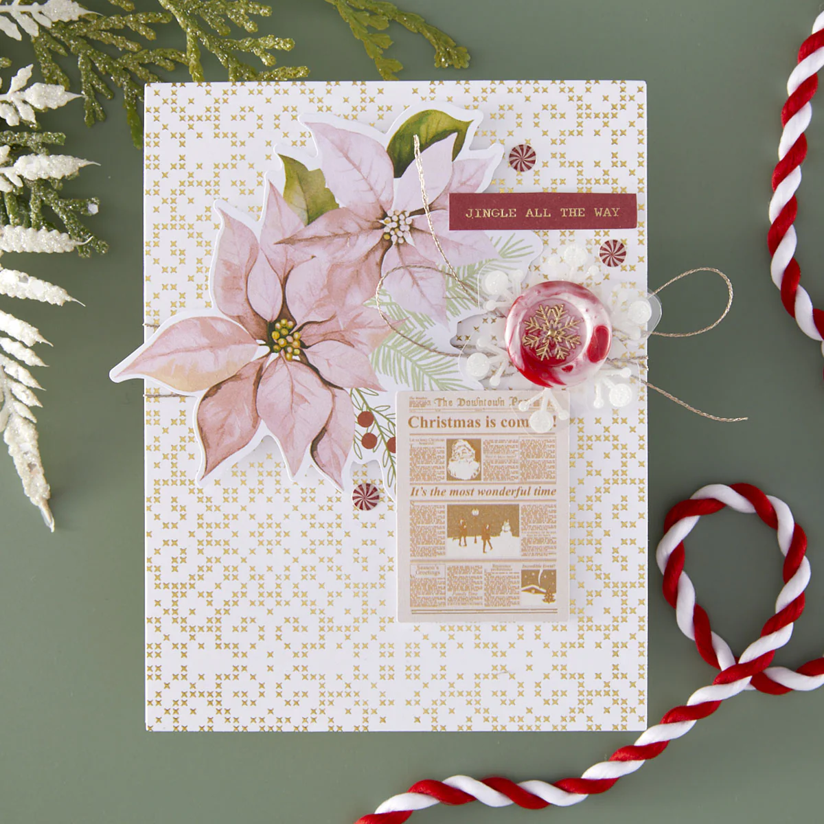 Rosie's Studio - Peppermint Twist - Diecut Ephemera