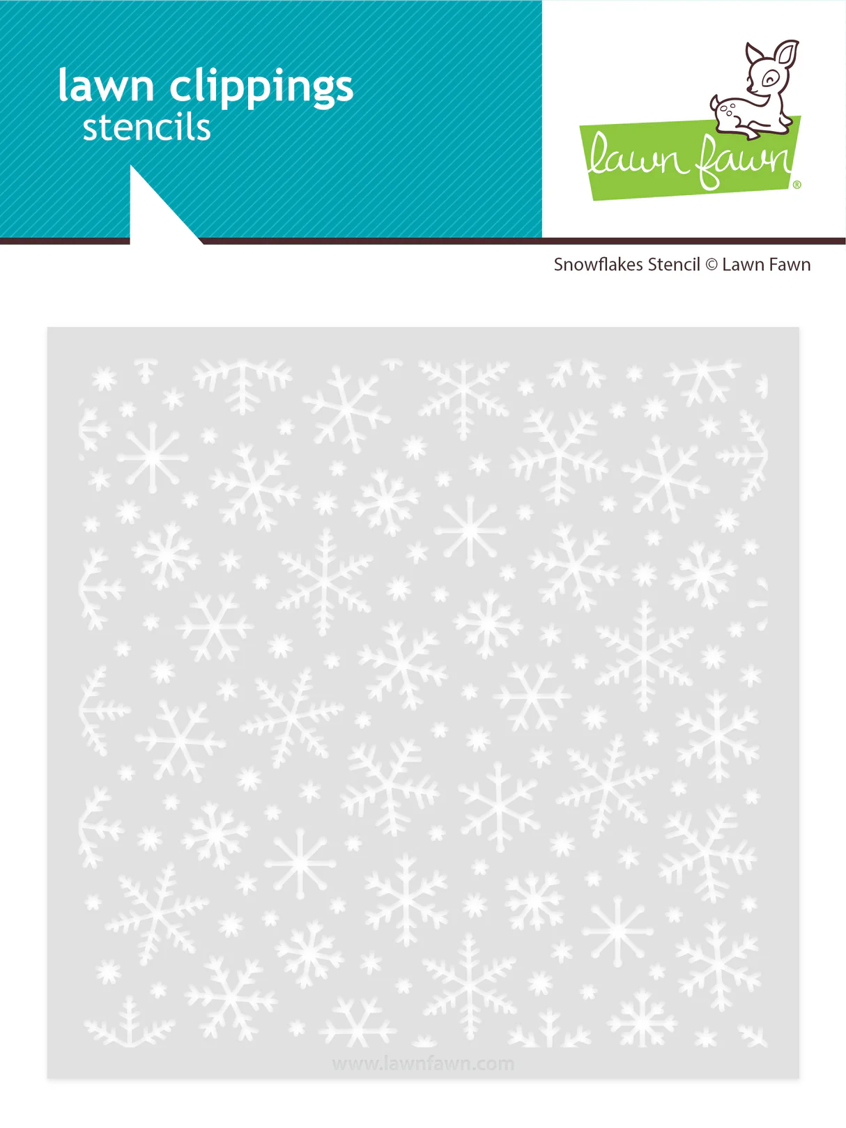 Lawn Fawn - Snowflakes Stencil