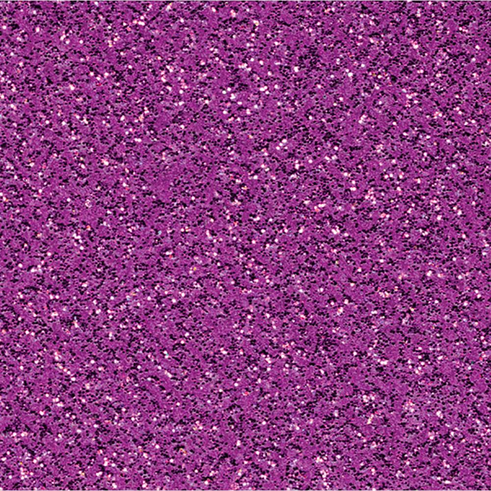 American Crafts - Glitter Silk Cardstock - Prosperous Purple: 12x12