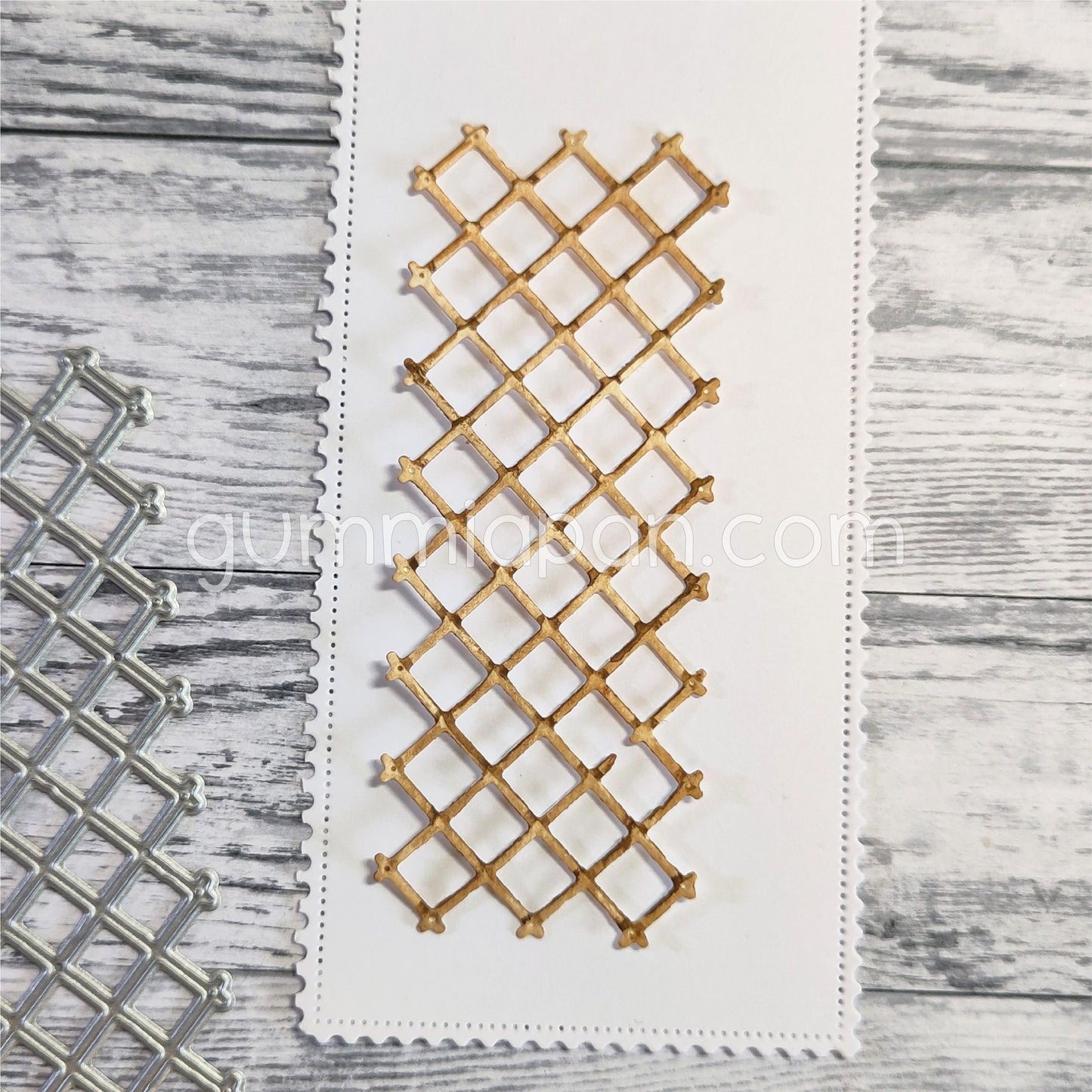 Gummiapan - Worn Trellis Die