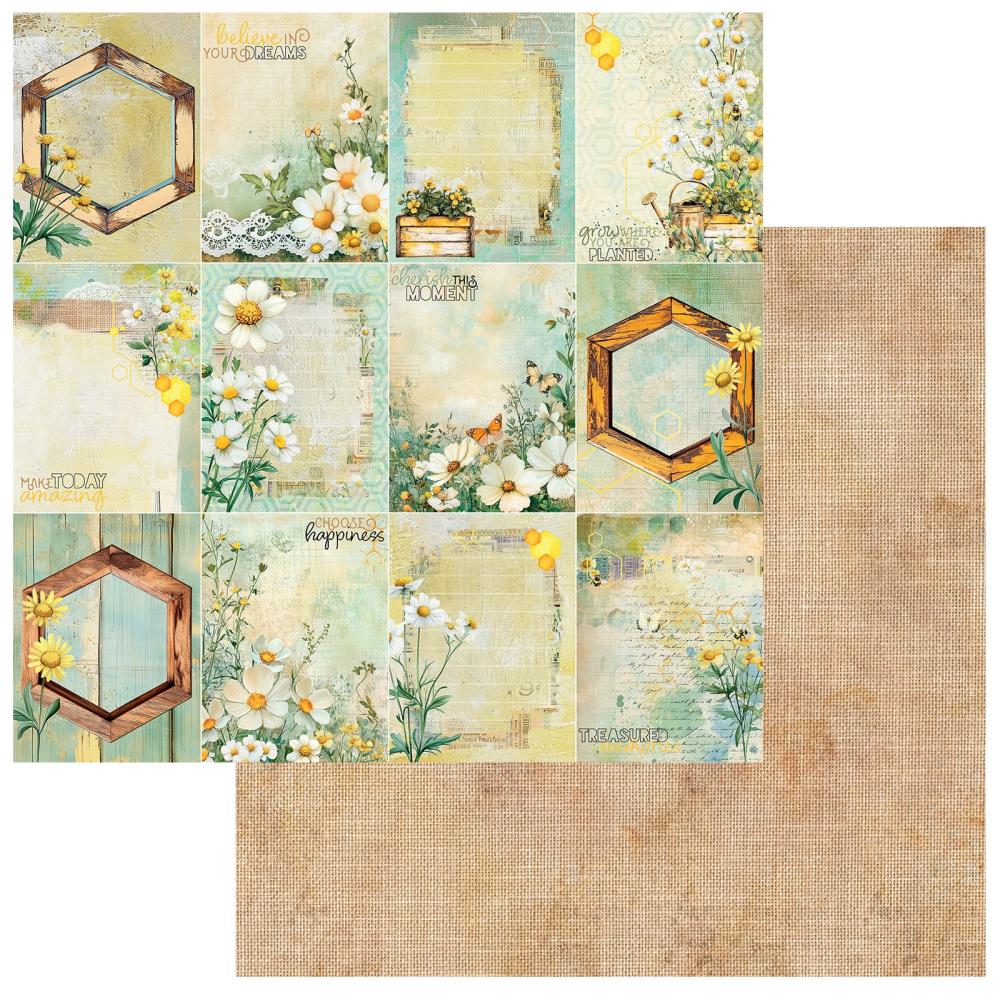 49 and Market - Botanical Buzz - Cardstock: Blooming