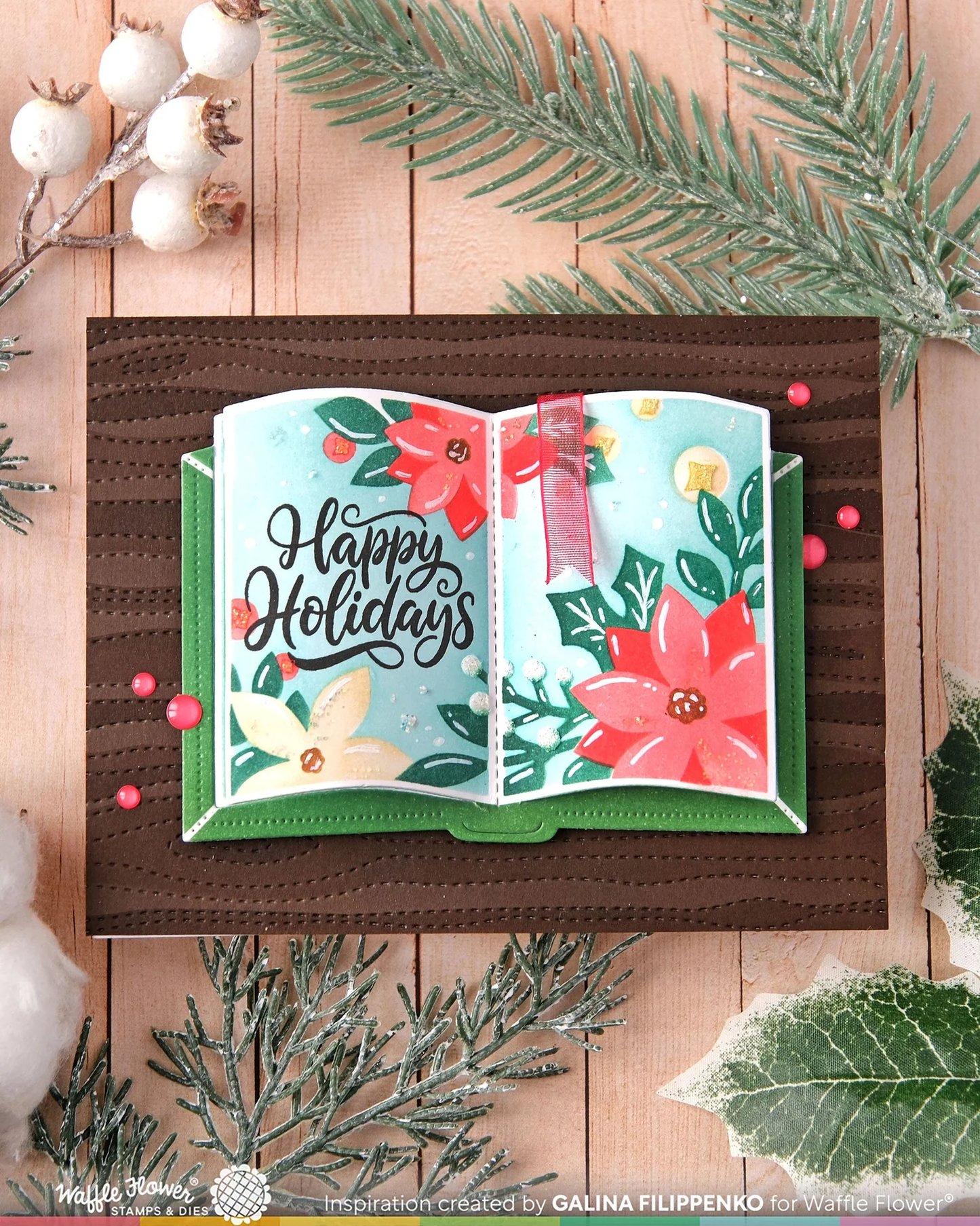 Waffle Flower - Woodgrain Stencil Set