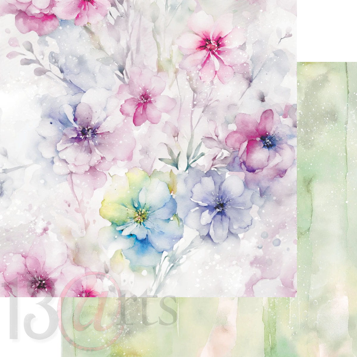 13Arts - Flow With Colors - 12x12 Paper Pack
