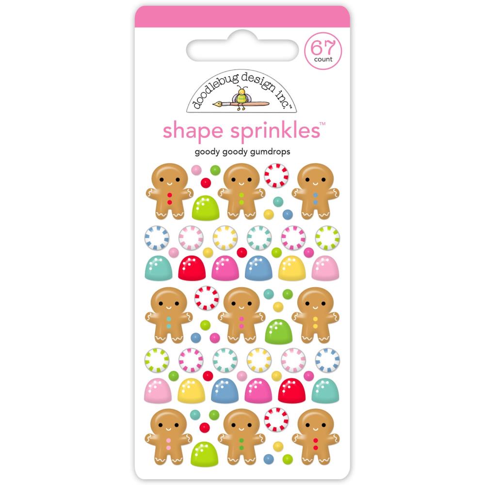 Doodlebug - Oh What Fun - Shape Sprinkles: Goody Goody Gumdrops