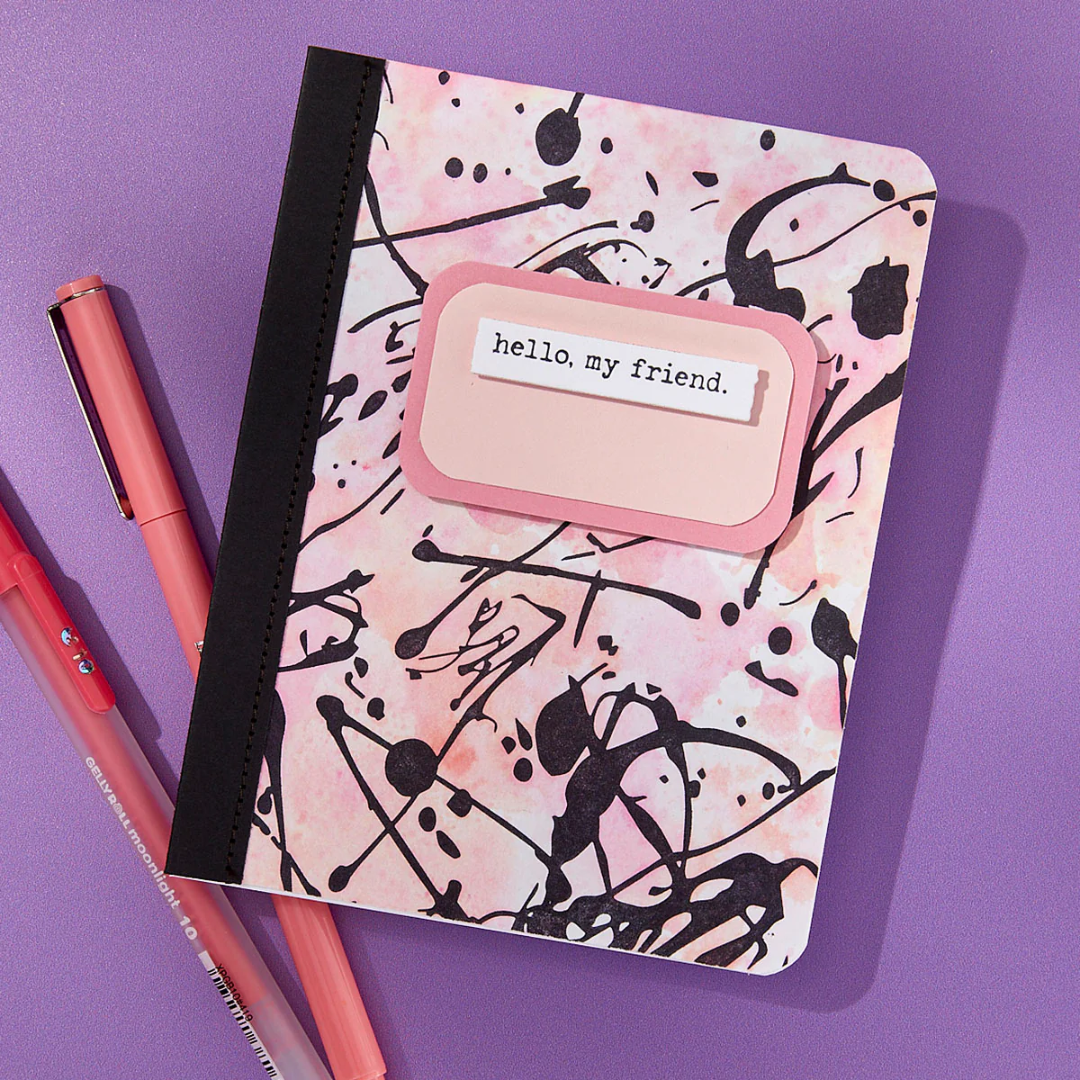 Spellbinders - BetterPress - Memo Splatter Press Plate