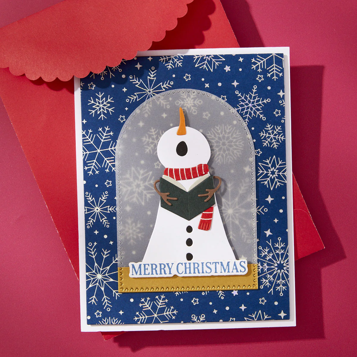 Spellbinders - BetterPress - Snowfall Shimmer Press Plate