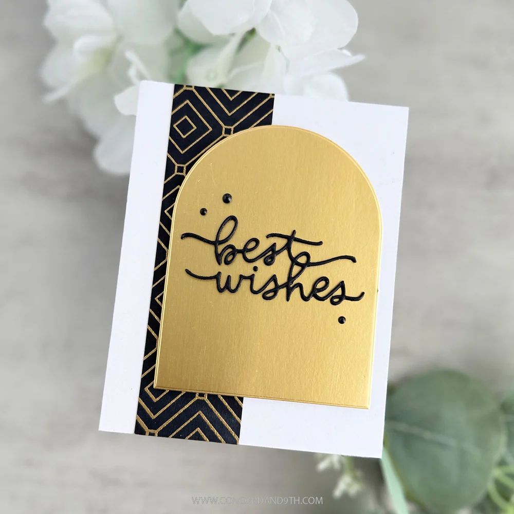 Concord & 9th - Easy Repeat Colette Tile Background Stamp by Kristina Werner