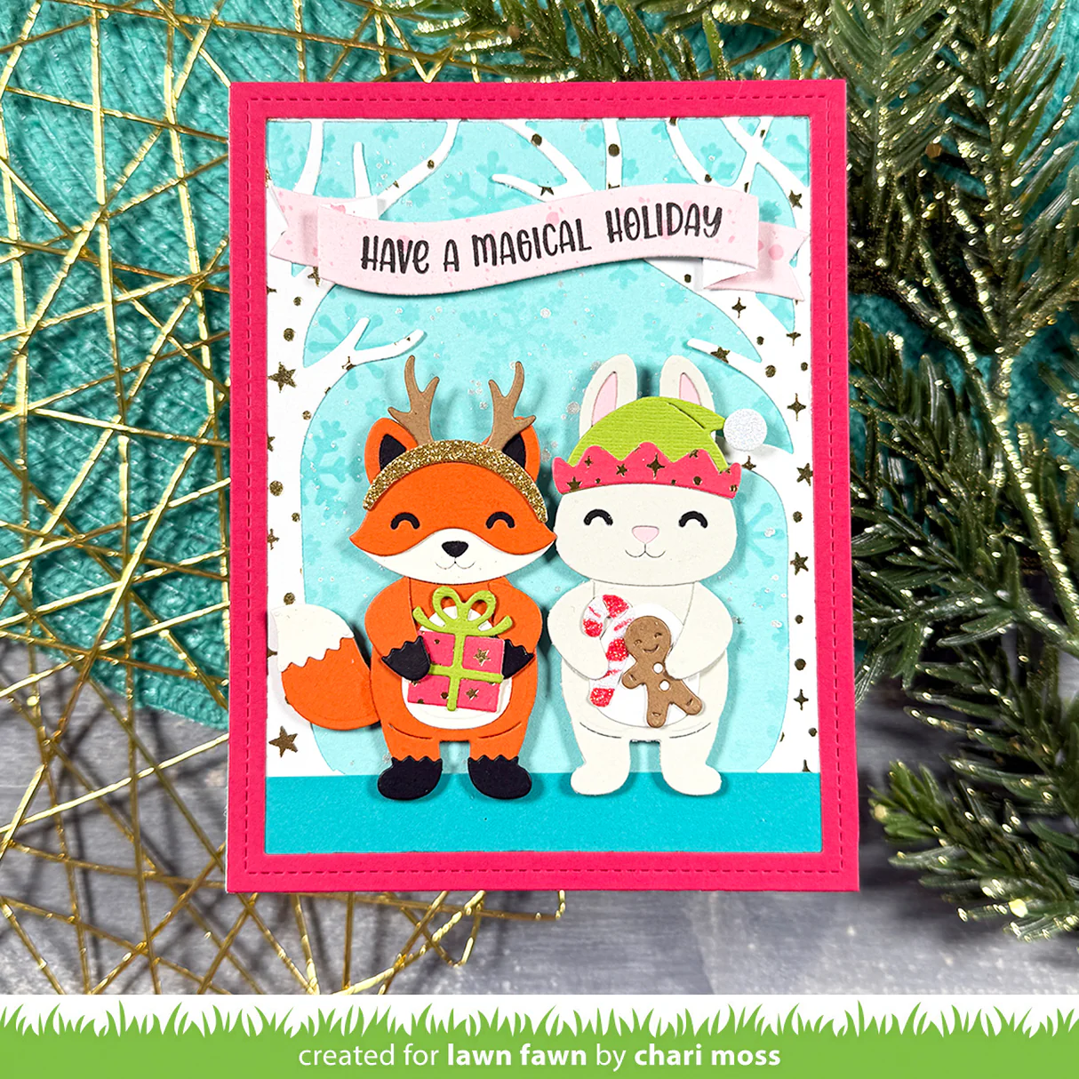 Lawn Fawn - Build-A-Fox Die Set