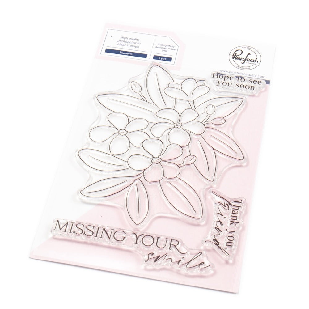 Pinkfresh - Plumeria - Stamp Set