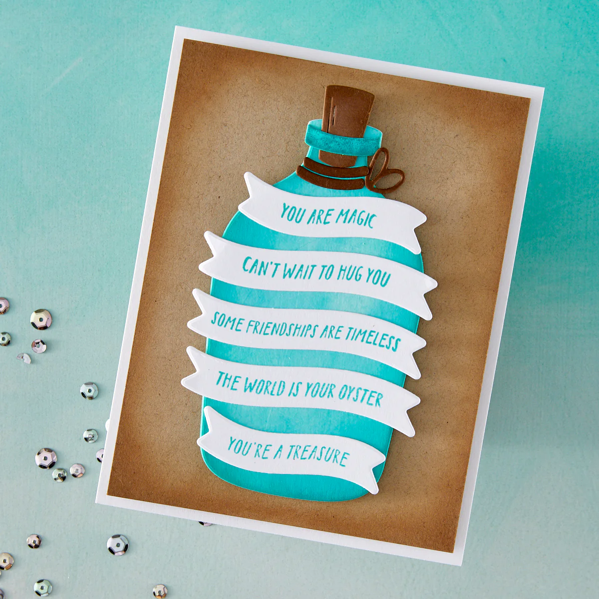 Hero Arts - Banner Days Stamp & Die Bundle