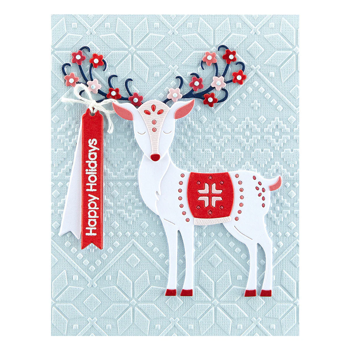 Spellbinders - Embossing Folder - Ski Lodge