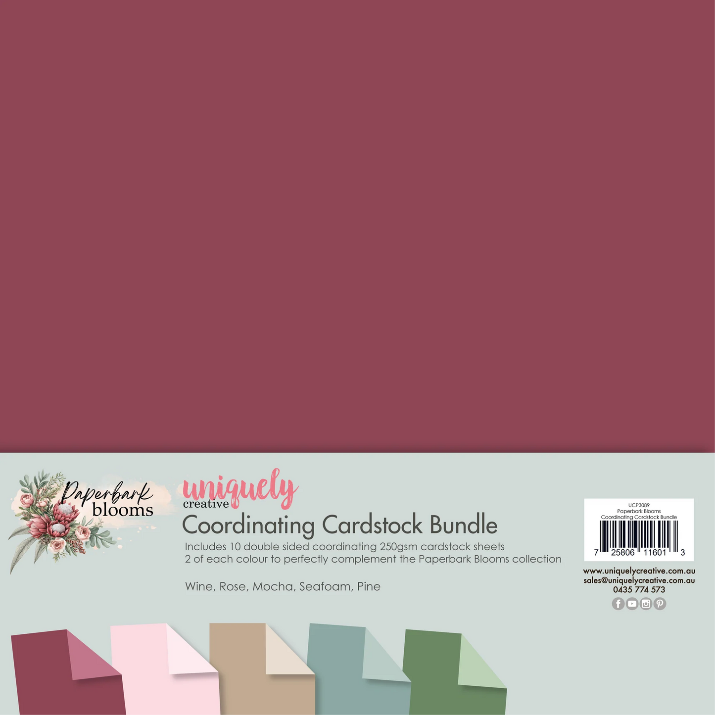 Uniquely Creative - Paperbark Blooms - Coordinating Cardstock