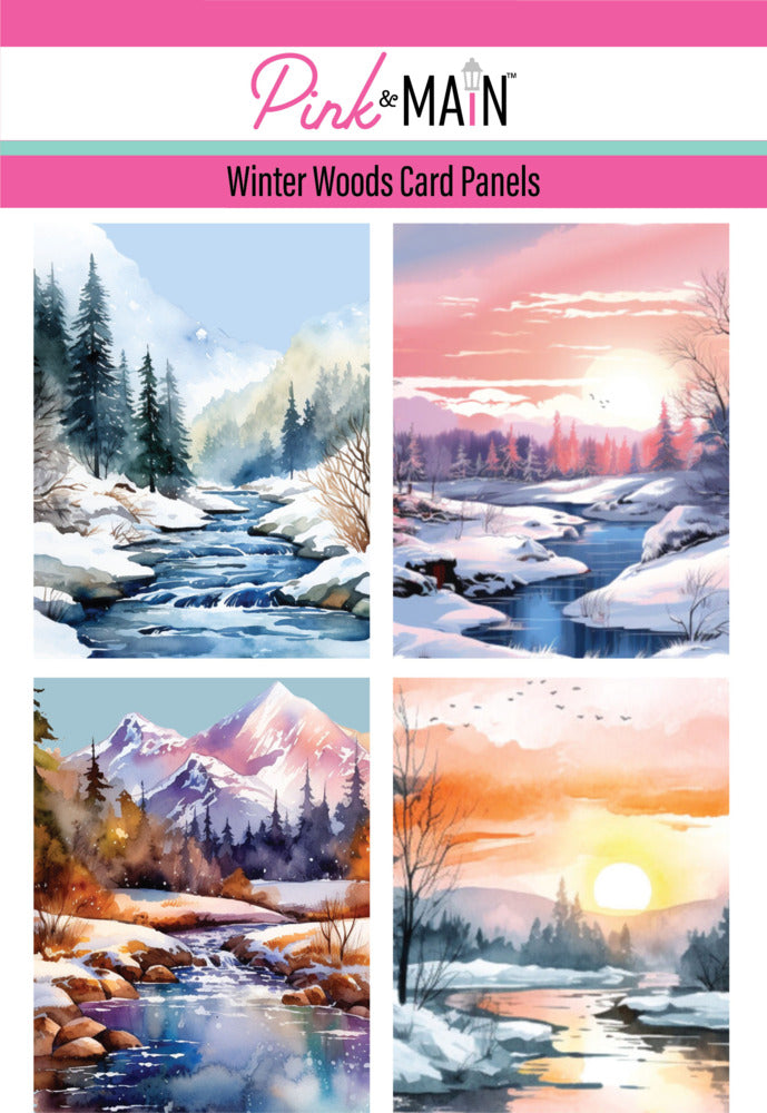 Pink & Main - Winter Woods Card Panels