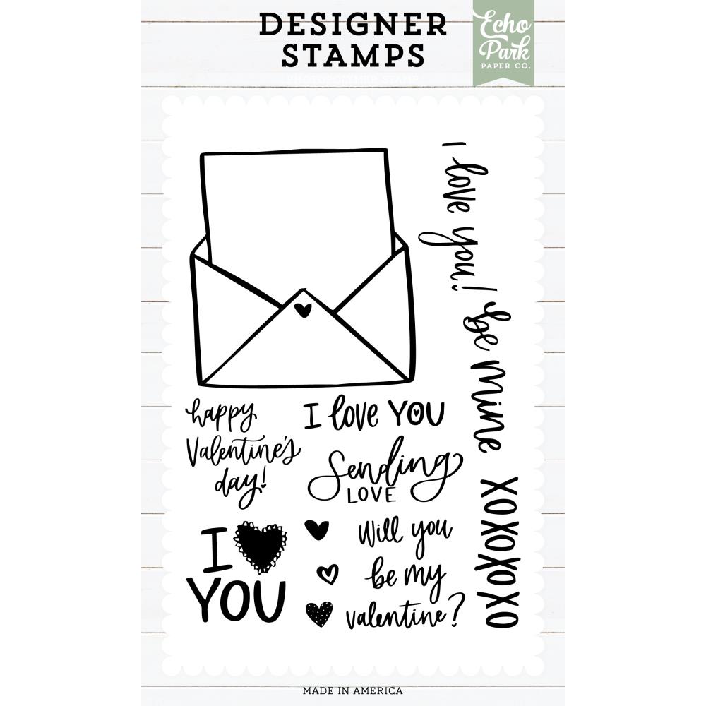 Echo Park - Valentine Mail Stamp Set