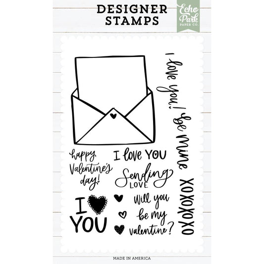 Echo Park - Valentine Mail Stamp Set