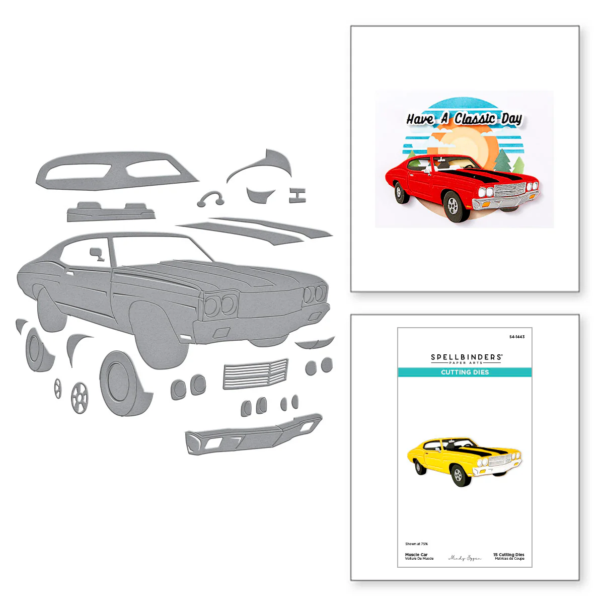 Spellbinders - Muscle Car Die Set