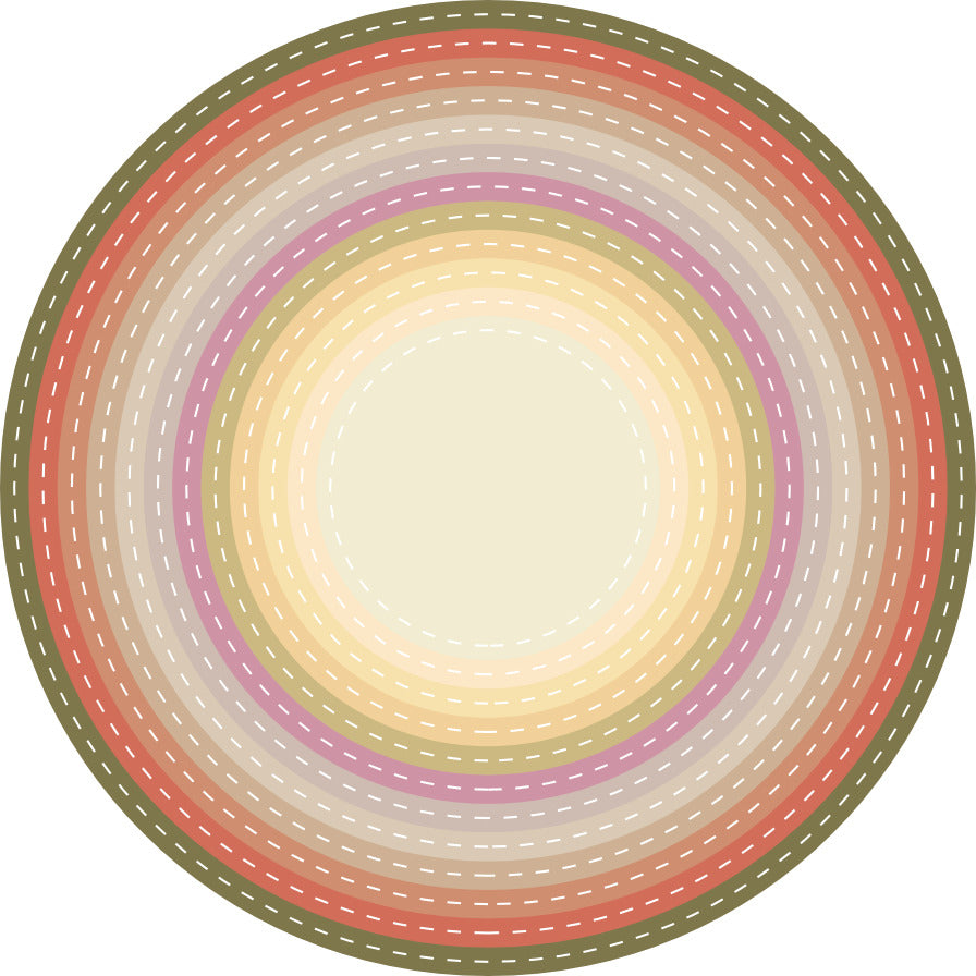 Prism Studio - Nesting Stitched Circles Die Set