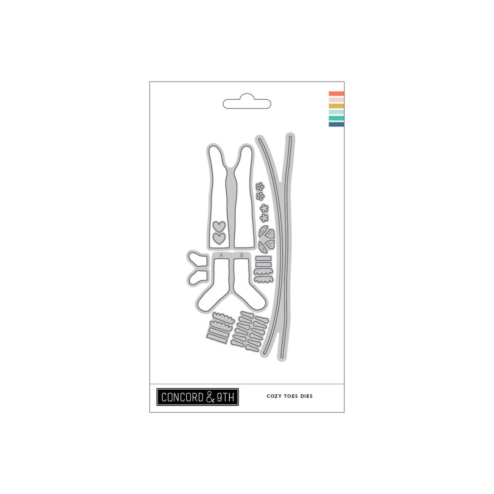 Concord & 9th - Cozy Toes Stamp & Die Bundle