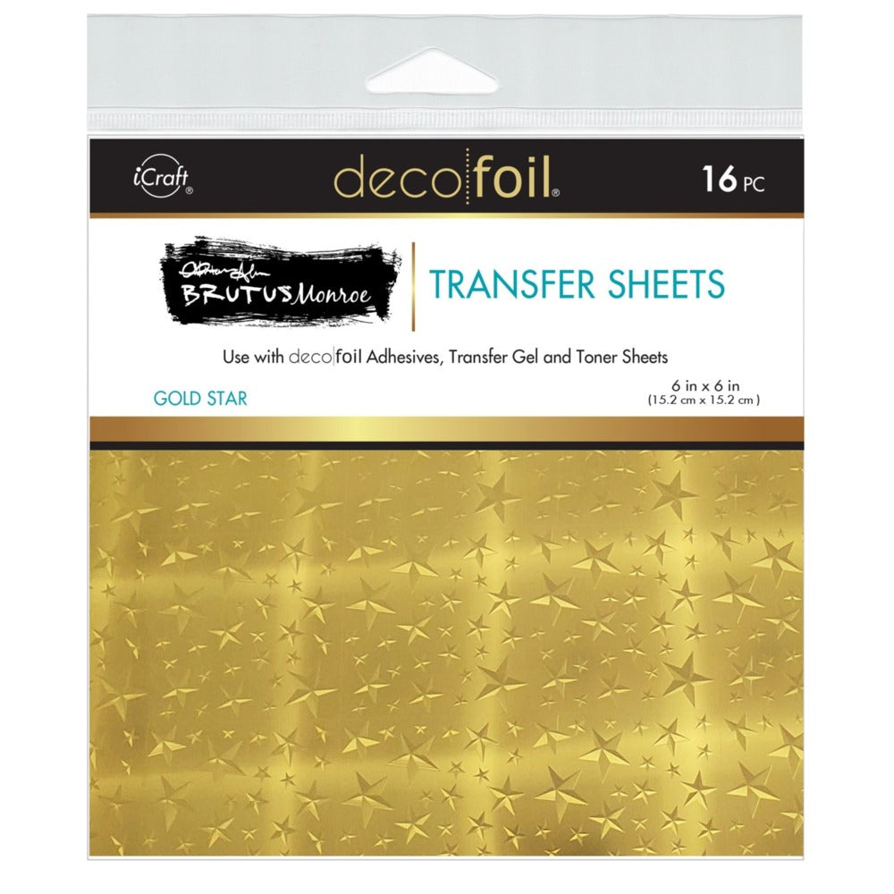 Deco Foil - Transfer Sheets - Gold Star