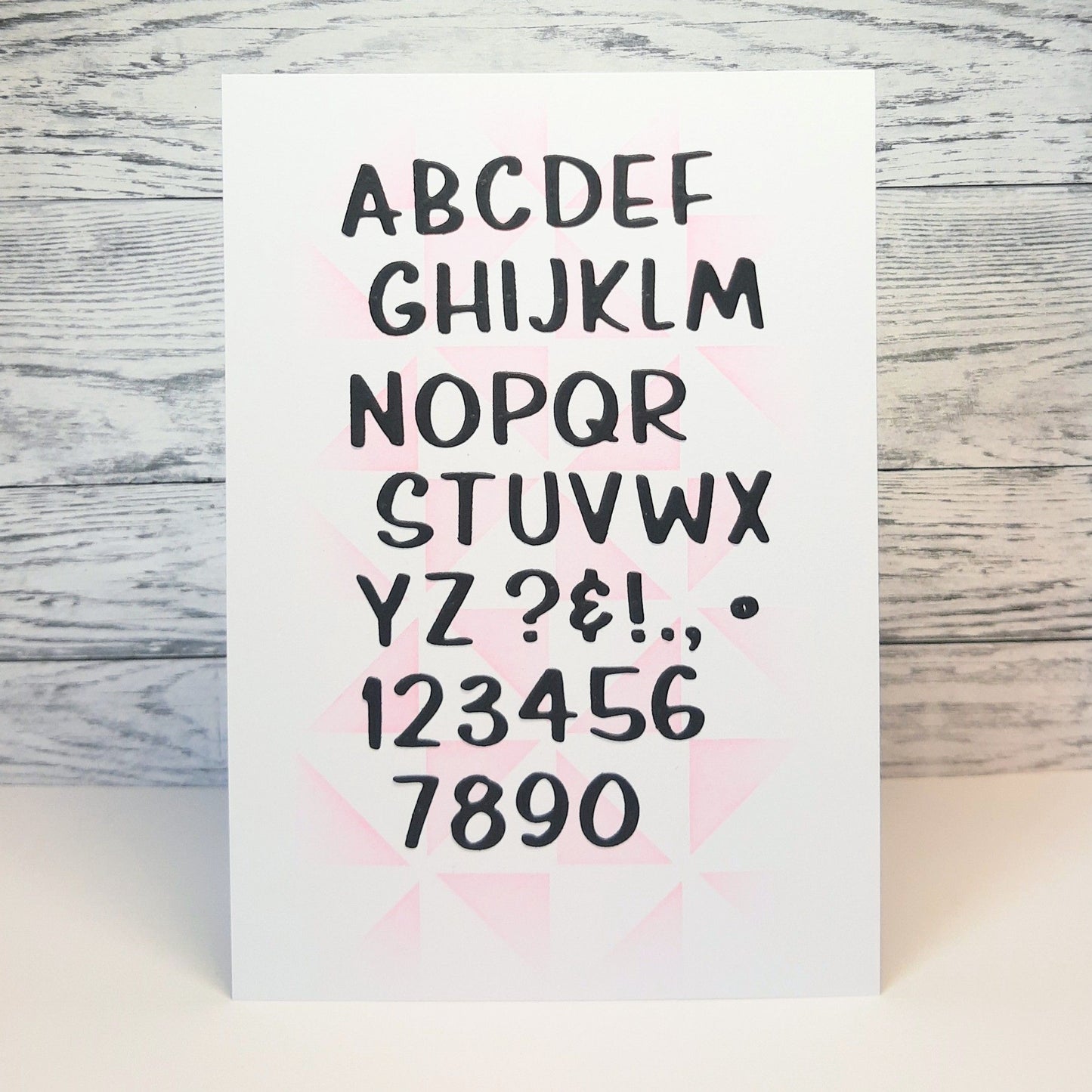 Gummiapan - Alphabet Denver Die Set