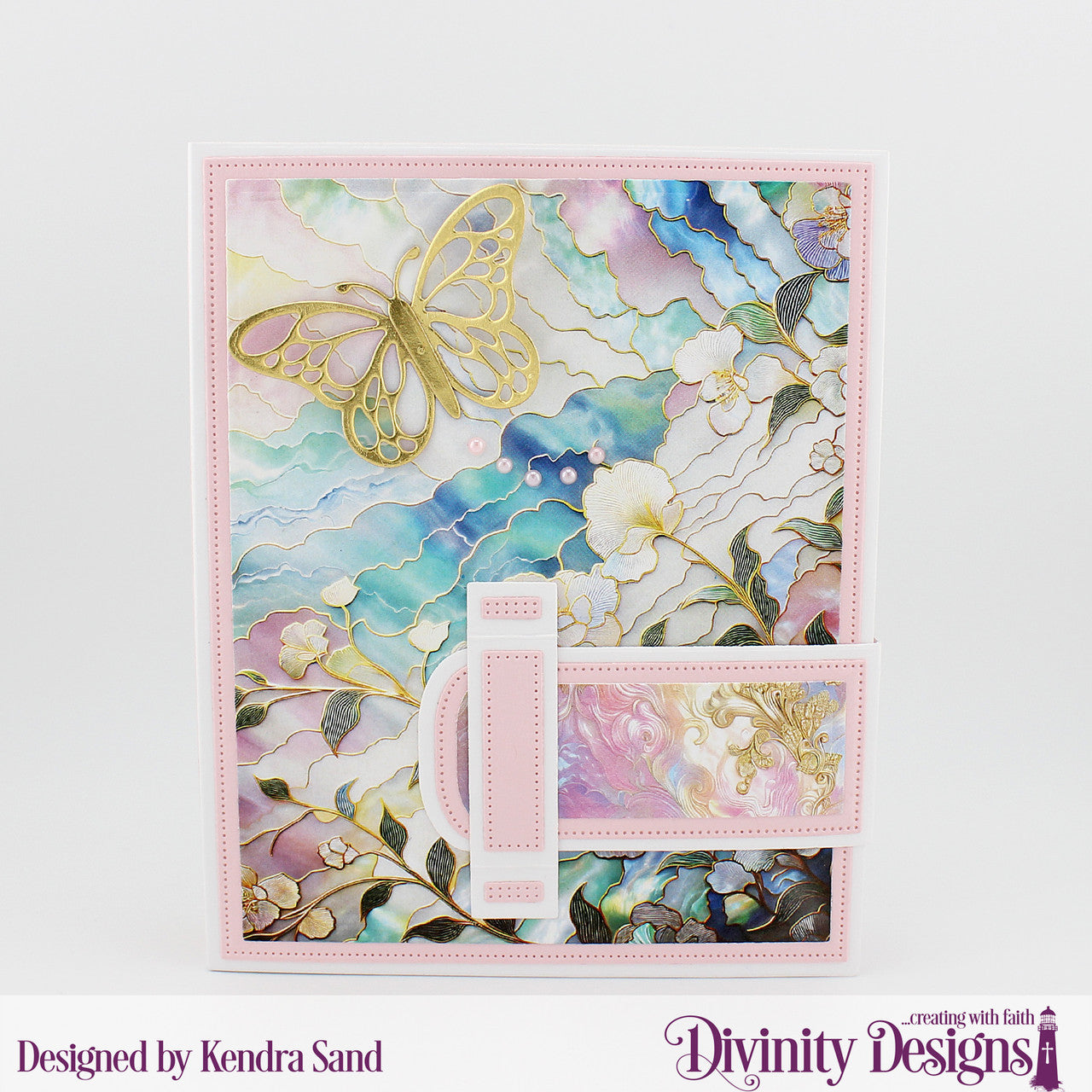 Divinity Designs - A2 Card Fronts - Iridescent Rainbow