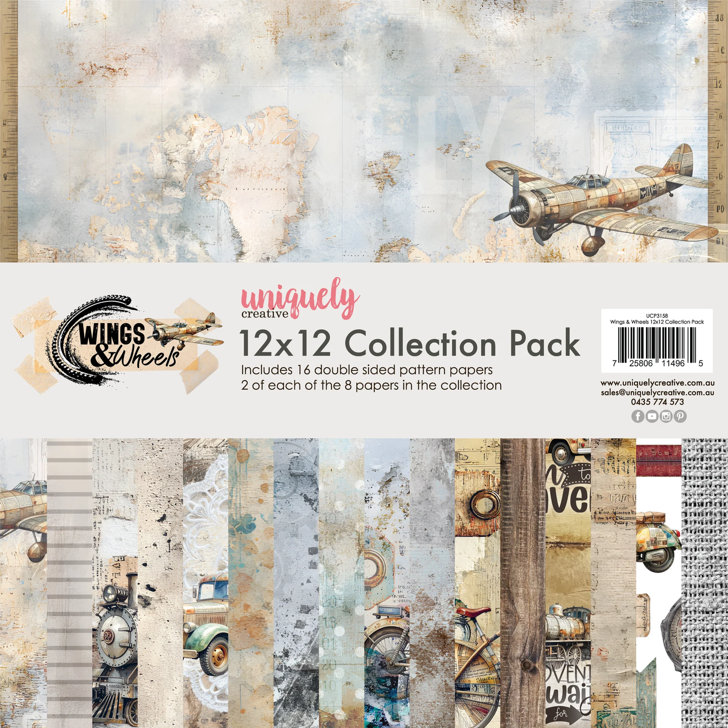 Uniquely Creative - Wings & Wheels - Collection Pack