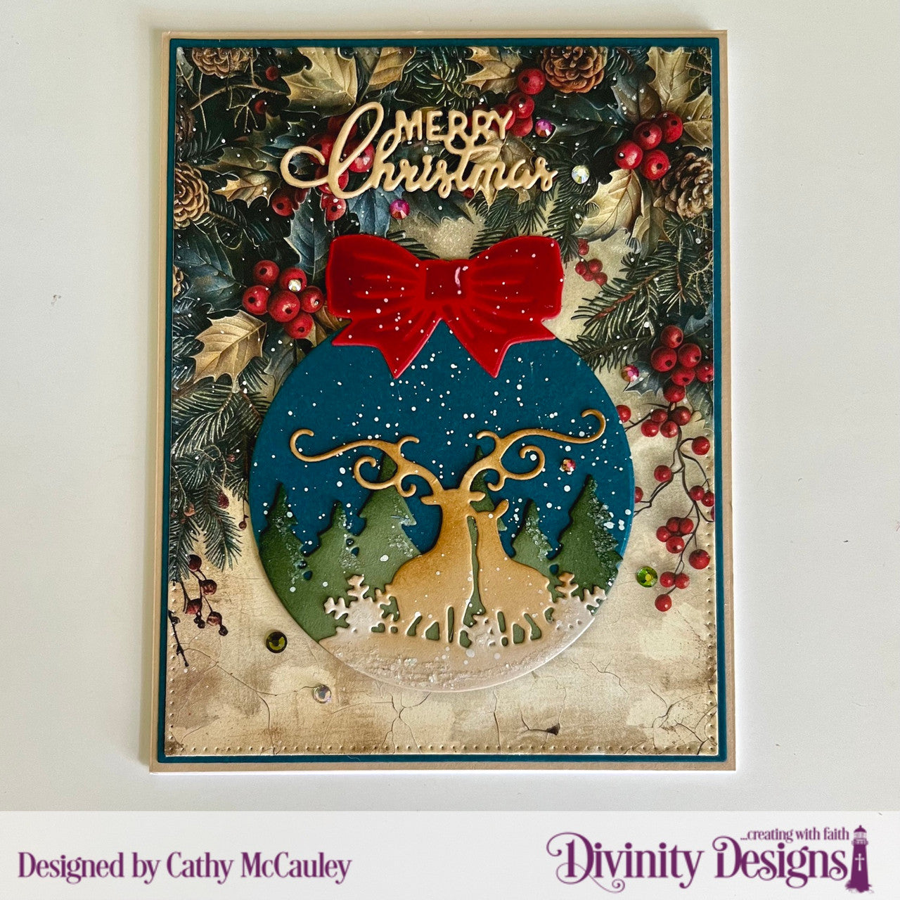 Divinity Designs - A2 Card Fronts - Vintage Winter
