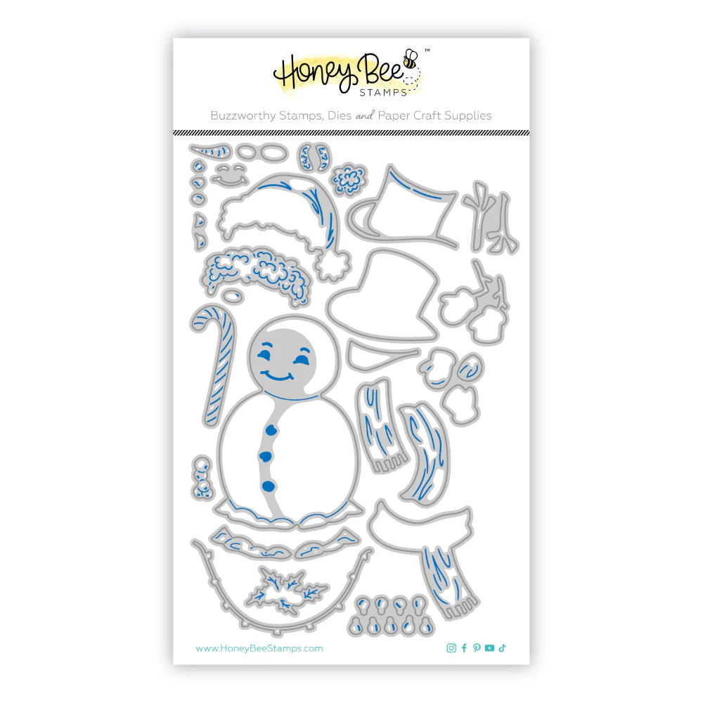 Honey Bee - Lovely Layers: Vintage Snowman Die Set